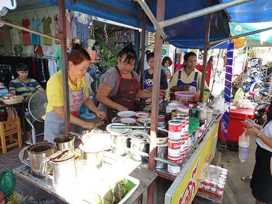 Thai iced tea stand.