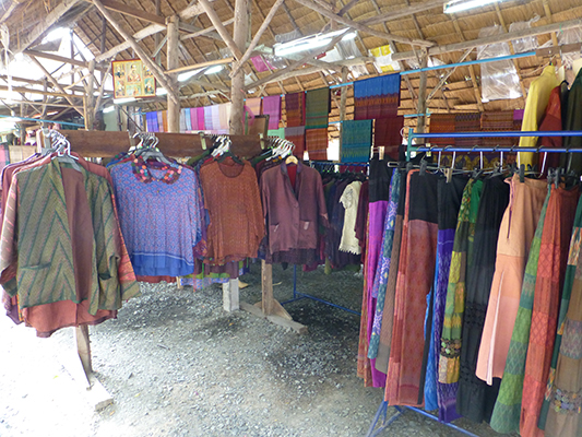 One of the many shops.