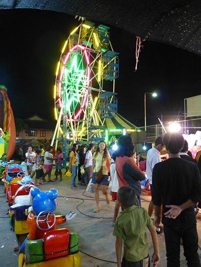 Rides and carnival games for the kids.
