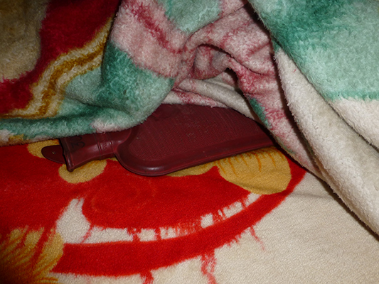 Our heat for the night!