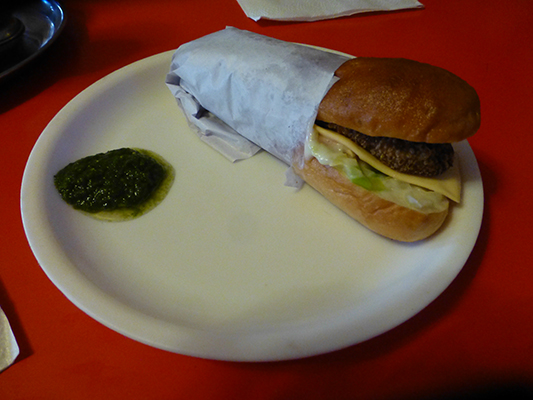 Burger King veggie burger. 