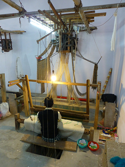 Silk weaver. 