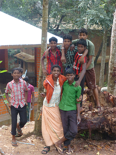Dave was talking to all of these guys about Soccer, he never got to play with them though.