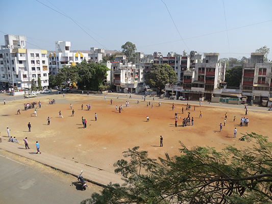 They play cricket every day all day. It was nice to see people play outside, that's become so rare in the U.S.