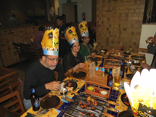 Neeraj's Uncle, Aunt, and mother, Preeti