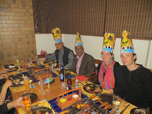 Pramod, Neeraj's Uncle, and us