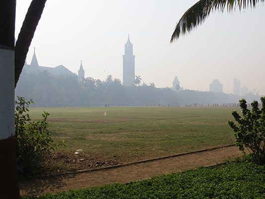 It is also very foggy in Mumbai. All of the mornings and days looked like this.