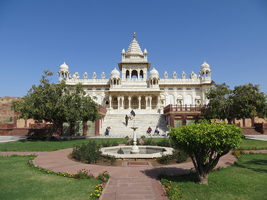 Jaswant Thada mausoleum.