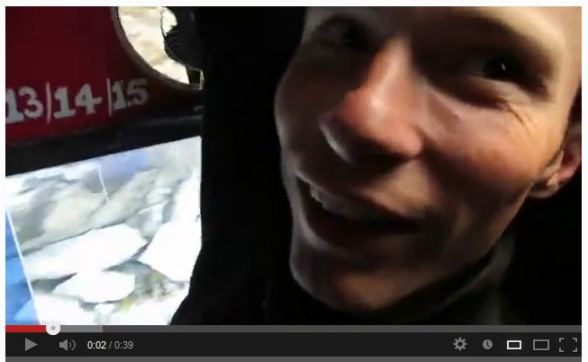 Click on image to watch video of our bumpy ride. 