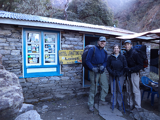 The first guesthouse we stayed in. Pretty comfy place.