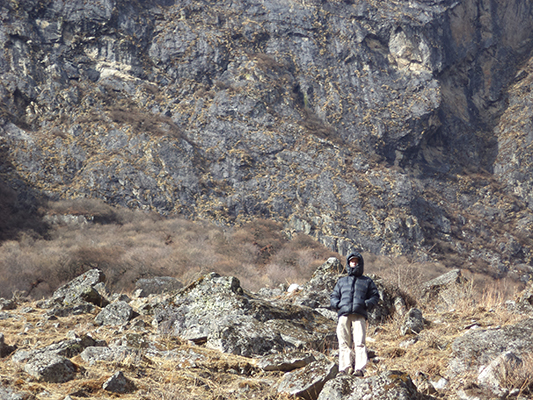 I was trying to get a better view of the valley.