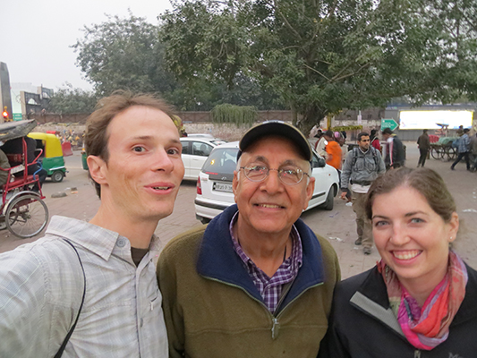 Our friend Ifty and us. Great guy!
