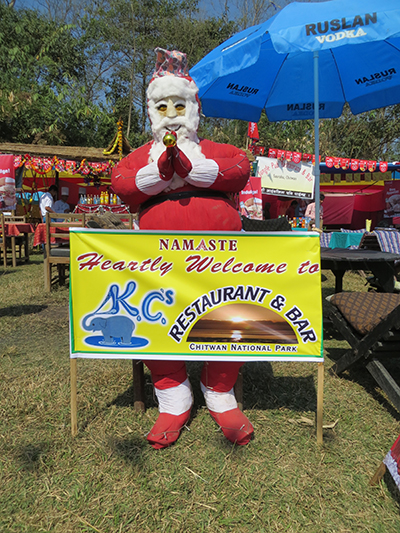 I don't know why Santa was there...it was February.