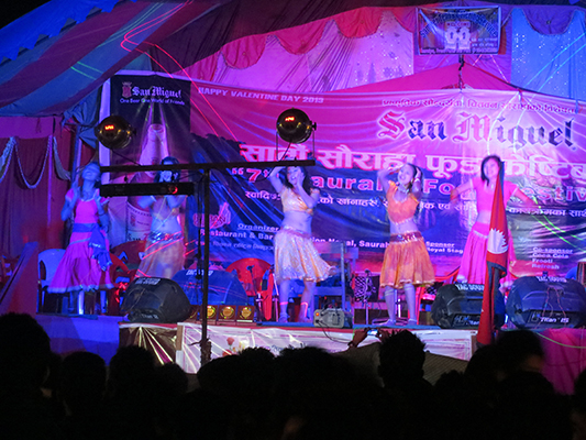 They also had traditional and not so traditional dance performances.