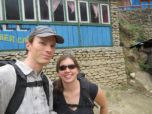 The start in Syange.