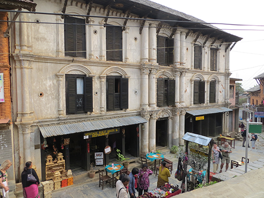 Outside of our hotel. A very nice place, though, the beds were a little hard. 