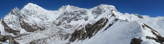 Shots of the two glaciers.