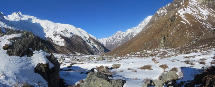 View of the valley on our way down early on day one. 