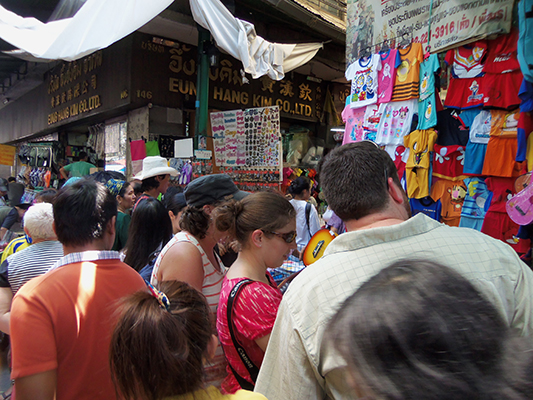 Browsing in China Town.